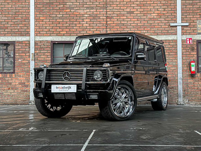 Mercedes-benz g55 amg lang g-klasse 5.5 v8 354pk 2001 - afbeelding 1 van  45