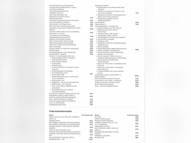 Mercedes benz gla 35 amg 4matic automaat 2024 - afbeelding 34 van  36