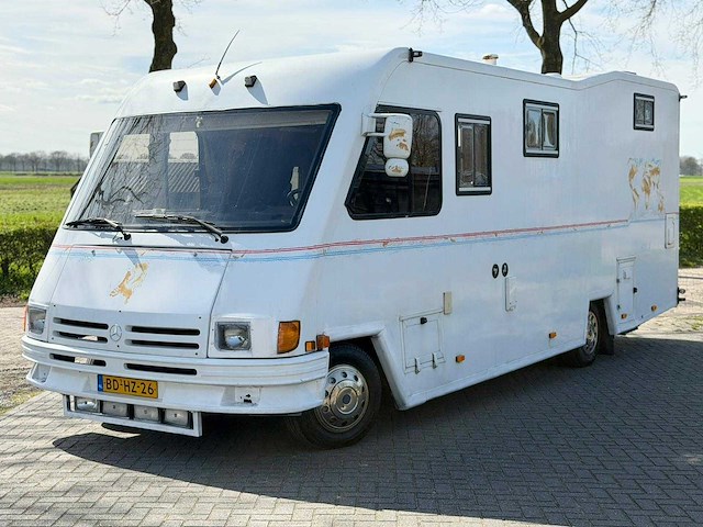 Mercedes benz kampeerwagen 3.5 611 d-ii camper bd-hz-26 - afbeelding 1 van  28