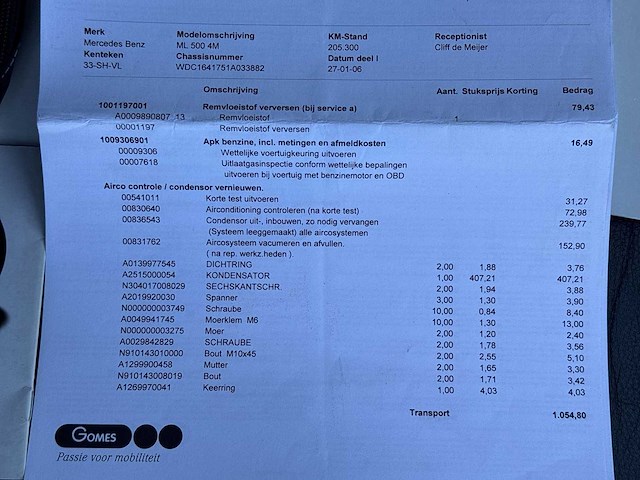 Mercedes-benz m-klasse 500 2006 | 33-sh-vl - afbeelding 20 van  31