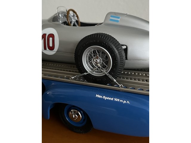 Mercedes-benz racetransport cmc 1:18, cmc, renntransporter 1:18 - afbeelding 13 van  18