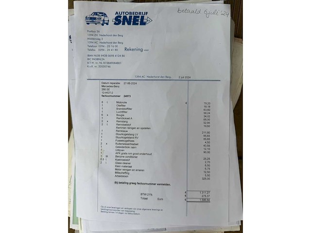 Mercedes-benz s-klasse 280 se w116 12-hgt-2 - afbeelding 15 van  35