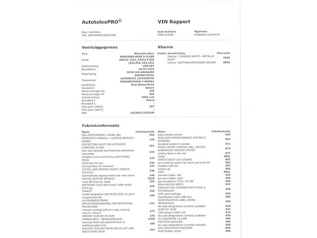 Mercedes-benz s-klasse s500 4.7-liter v8 biturbo automaat 2014 - afbeelding 27 van  37