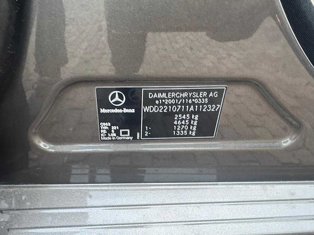 Mercedes-benz s-klasse s500 5.5 v8 exclusive jn-289-h - afbeelding 4 van  27