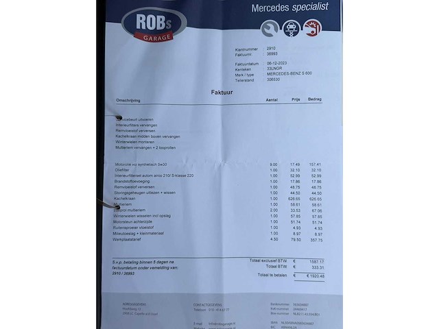 Mercedes-benz s-klasse s600 6.0 v12 bi turbo 500pk lang 33-ln-gr - afbeelding 30 van  53