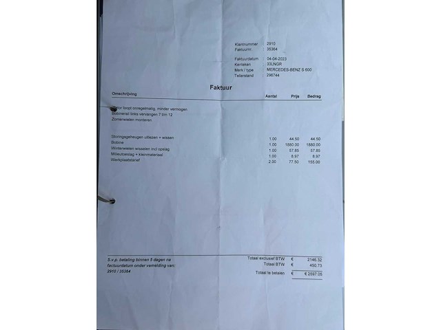 Mercedes-benz s-klasse s600 6.0 v12 bi turbo 500pk lang 33-ln-gr - afbeelding 32 van  53