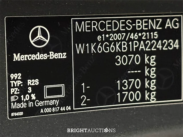 Mercedes-benz s580 e lang amg line 4matic 517pk 2023 (origineel-nl) s-klasse, s-445-vd - afbeelding 74 van  78