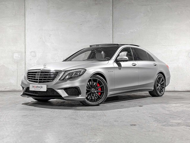 Mercedes-benz s63 amg 4matic lang 5.5 v8 585pk 2014 s-klasse, jg-345-h - afbeelding 1 van  72