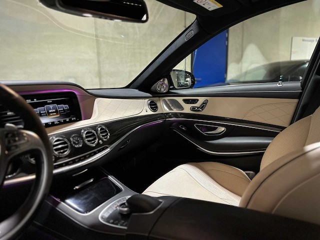 Mercedes-benz s63 amg 4matic lang 5.5 v8 585pk 2014 s-klasse, jg-345-h - afbeelding 18 van  72