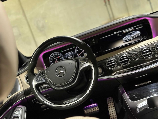Mercedes-benz s63 amg 4matic lang 5.5 v8 585pk 2014 s-klasse, jg-345-h - afbeelding 53 van  72