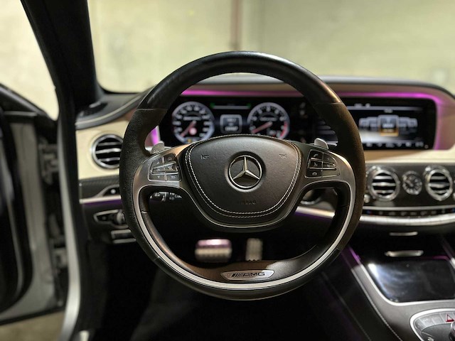 Mercedes-benz s63 amg 4matic lang 5.5 v8 585pk 2014 s-klasse, jg-345-h - afbeelding 17 van  72