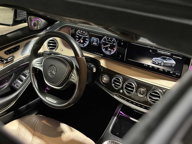 Mercedes-benz s63 amg 4matic lang 5.5 v8 585pk 2014 s-klasse, jg-345-h - afbeelding 65 van  72