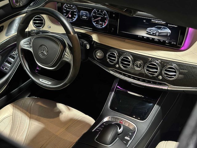 Mercedes-benz s63 amg 4matic lang 5.5 v8 585pk 2014 s-klasse, jg-345-h - afbeelding 66 van  72