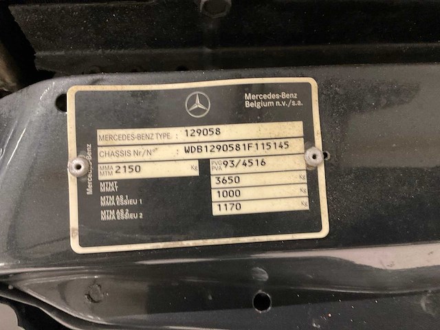 Mercedes-benz sl-klasse cabrio 129058 personenauto - afbeelding 9 van  21