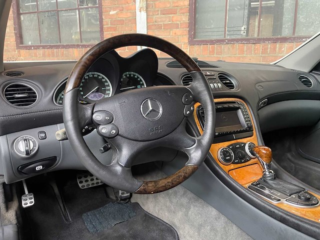 Mercedes-benz sl350 amg 3.7 v6 cabriolet -youngtimer- sl55 look - afbeelding 13 van  34