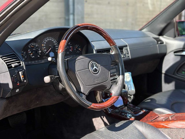Mercedes-benz sl600 cabrio 6.0 v12 394pk 1998 sl-klasse (origineel-nl), td-bv-97 - afbeelding 9 van  30