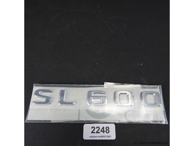 Mercedes-benz sl600 logo - afbeelding 1 van  5