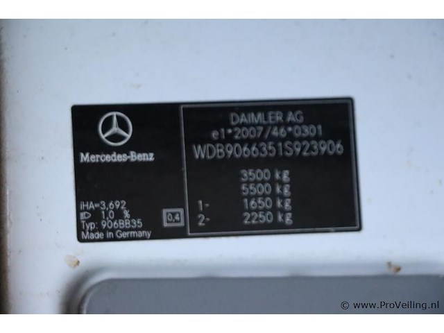 Mercedes-benz sprinter - kenteken vj-088-j | automaat - afbeelding 13 van  41