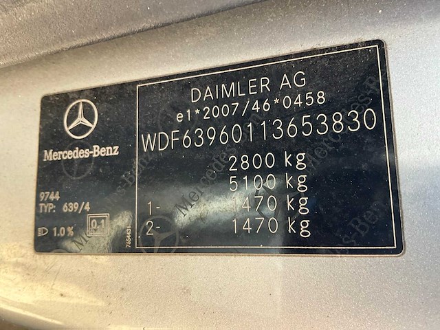 Mercedes-benz viro 118cdi bedrijfswagen - afbeelding 22 van  29