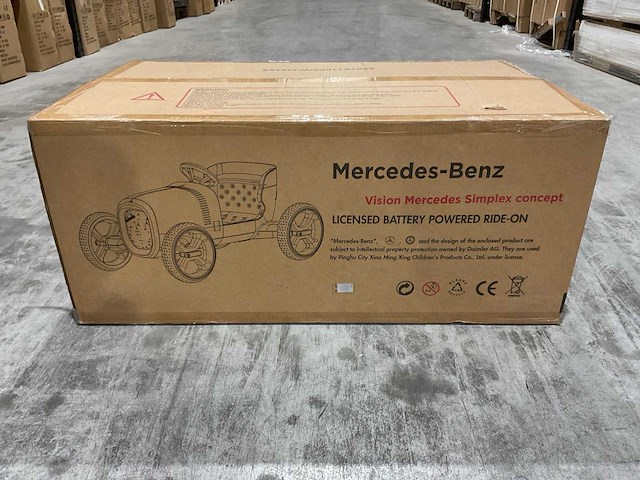 Mercedes-benz vision mercedes simplex elektrische kinderauto - afbeelding 16 van  35
