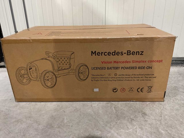 Mercedes-benz vision mercedes simplex elektrische kinderauto - afbeelding 40 van  50