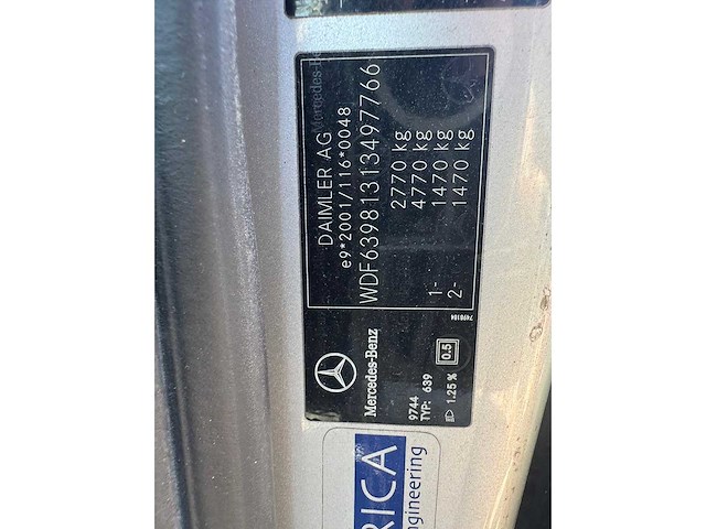 Mercedes-benz vito - viano cdi 3.0 - 120 cdi 320 l.dc lux - 6-vhn-50 - afbeelding 3 van  38