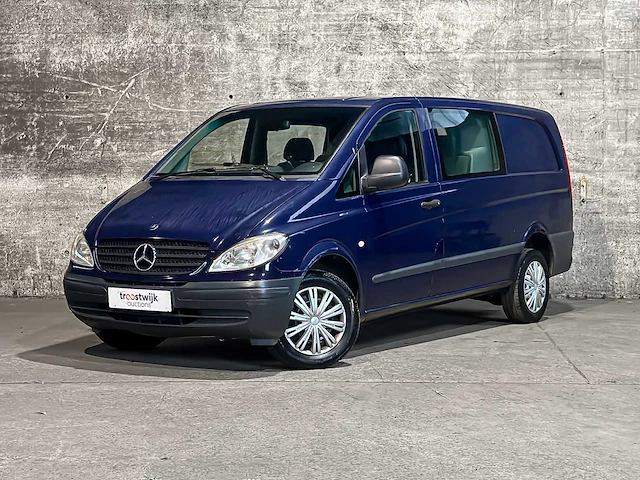 Mercedes-benz vito 109 cdi 320 lang dubbele cabine ambiente luxe 88pk 2006 (origineel-nl), 09-bx-vf - afbeelding 1 van  47
