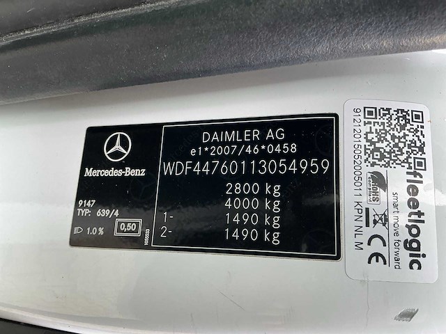 Mercedes-benz vito 109 cdi bedrijfswagen - afbeelding 26 van  32