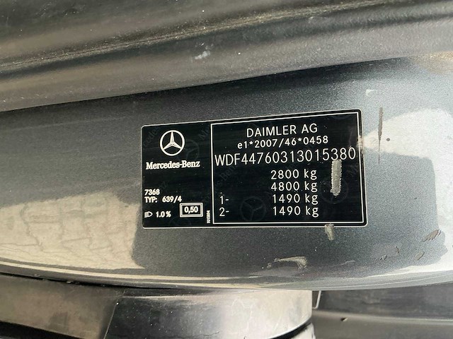 Mercedes-benz vito 111 cdi bedrijfswagen - afbeelding 23 van  23