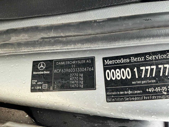 Mercedes-benz vito vito df6396 03 personenauto - afbeelding 38 van  43