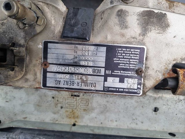 Mercedes-benz w124 230 1986, automaat - afbeelding 7 van  16