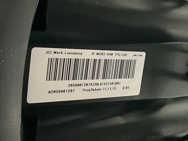 Mercedes-benz w205 c-klasse dashboard - afbeelding 3 van  3