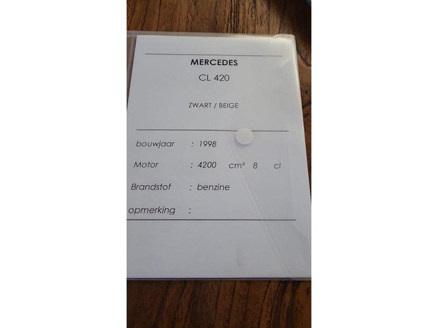 Mercedes cl 420 - afbeelding 15 van  23