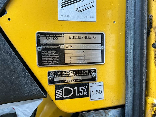 Mercedes u1400 unimog - afbeelding 30 van  42