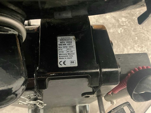 Mercury - kortstaart - 4 pk me4m4st - 4-tak - buitenboordmotor - afbeelding 25 van  26