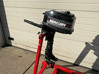 Mercury 4pk 2takt buitenboordmotor kortstaart