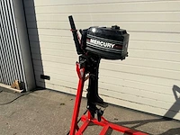Mercury 4pk 2takt buitenboordmotor kortstaart