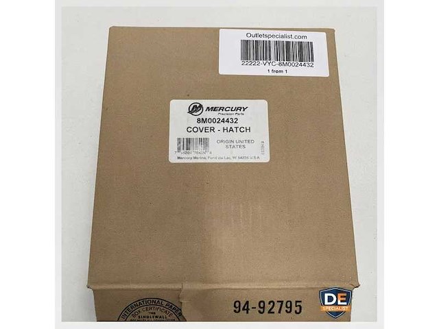 Mercury mercruiser hatch cover 8m0024432 - afbeelding 4 van  4