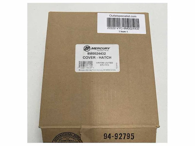 Mercury mercruiser hatch cover 8m0024432 - afbeelding 2 van  5
