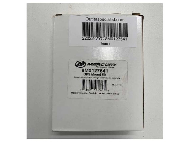 Mercury mercruiser oem gps mounting kit white - 8m0127541 - afbeelding 3 van  6