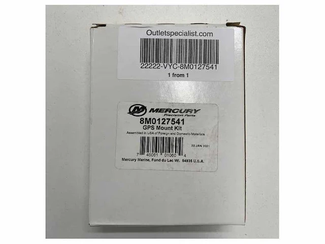 Mercury mercruiser oem gps mounting kit white - 8m0127541 - afbeelding 3 van  6