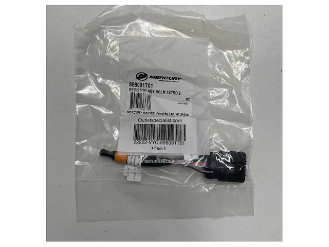 Mercury mercruiser resistor assembly cable - 898091t01 - afbeelding 4 van  5