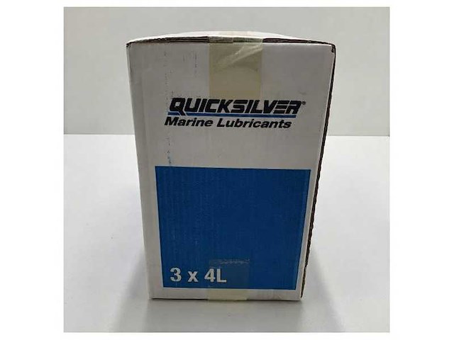 Mercury quicksilver sae 10w-30 synthetic engine oil 3x 4l - 8m0152564 - afbeelding 1 van  5