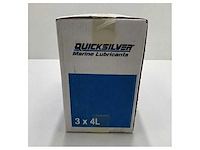 Mercury quicksilver sae 10w-30 synthetic engine oil 3x 4l - 8m0152564 - afbeelding 1 van  5