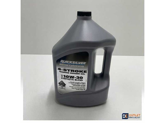 Mercury quicksilver sae 10w-30 synthetic engine oil 3x 4l - 8m0152564 - afbeelding 3 van  5