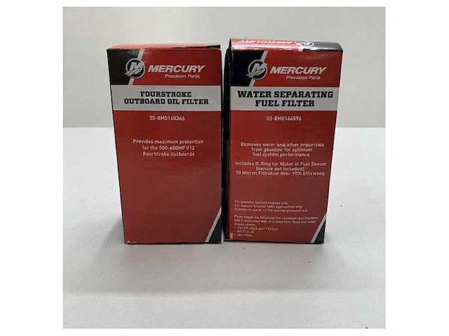 Mercury v12 600 hp outboard 200 hours service kit - 8m0179987 - afbeelding 5 van  7