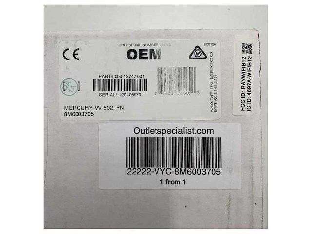 Mercury vesselview 502 5 inch multifunctional display - 000-12747-001 - afbeelding 3 van  6