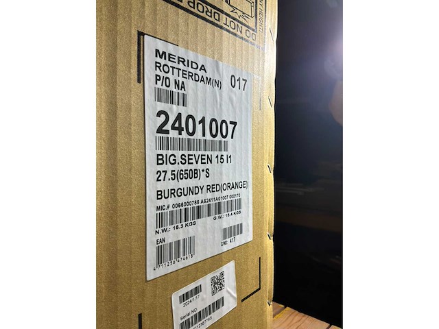 Merida big seven 15 mountainbike - m - afbeelding 2 van  3