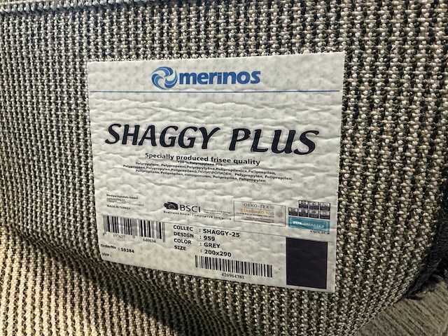 Merinos shaggy plus 290x200cm vloerkleed - afbeelding 4 van  4