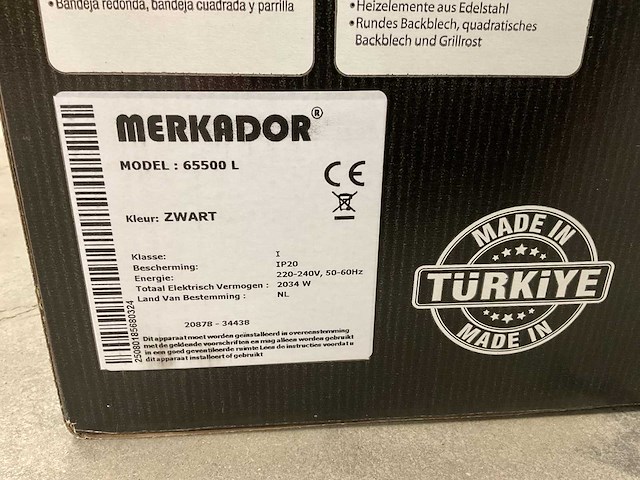Merkador 65500 l elektrische oven - afbeelding 4 van  4